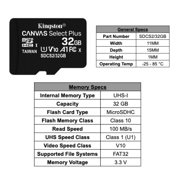 Kingston Micro SD Card - 32GB | 64GB | 128GB | - TF Class 10 MicroSDXC - Picture 7 of 26