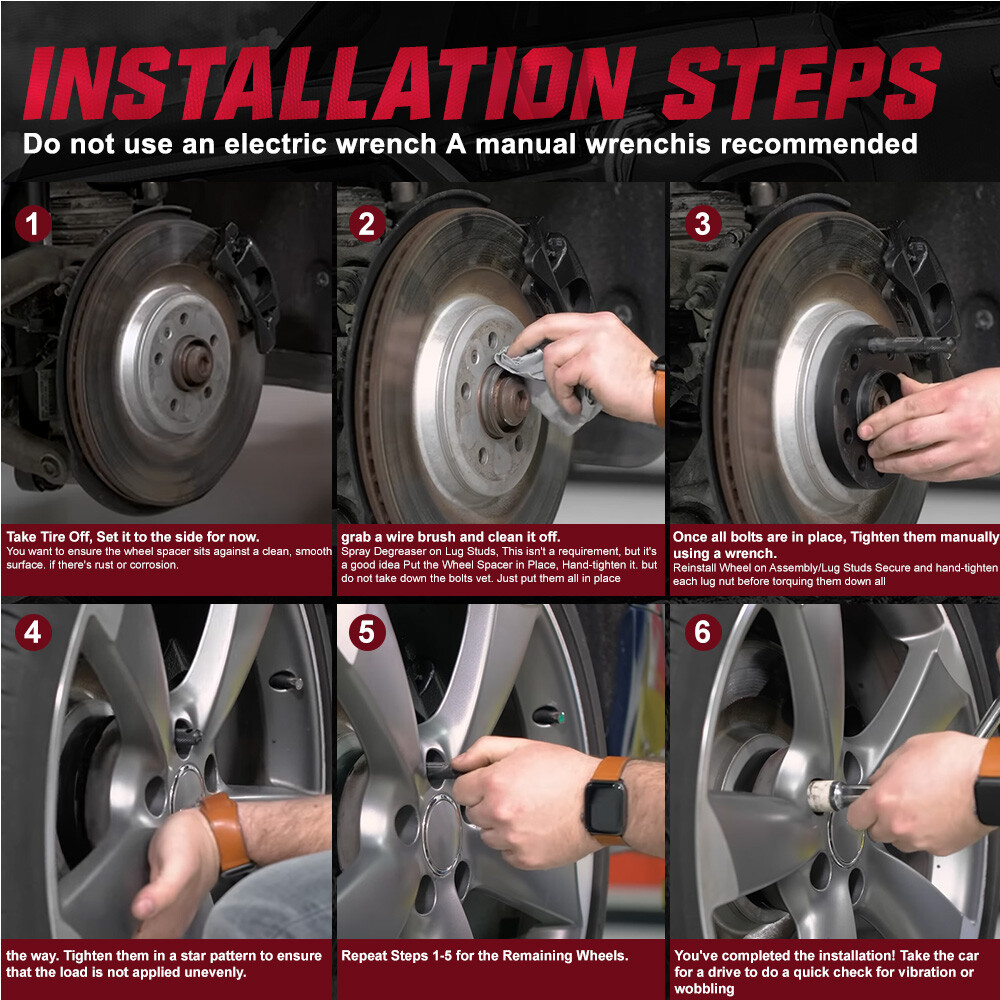 (2) 1" 4x110 Wheel Spacers For Honda ATC250R Fourtrax 300 Recon 250