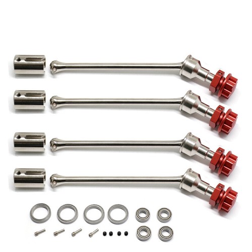 4Pcs 8996X Steel Extended Drive Shaft CVD For 1/10 Traxxas MAXX Widemaxx RC Car - Imagen 15 de 15