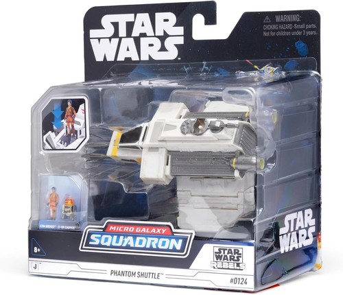 Star Wars Micro Galaxy Squadron Phantom Shuttle - Vehículo de 5 pulgadas con Wi plegable - Imagen 2 de 6