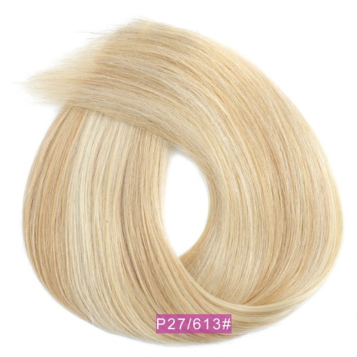 Unsichtbare handgebundene 100 % menschliches Haar Schuss Nähen in Remy Haar Haut Schuss gerade - Bild 32 von 33