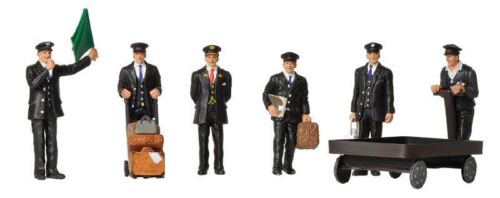 1940/50s Station Staff x6 Graham Farish 379-317 N painted figures - Picture 1 of 2