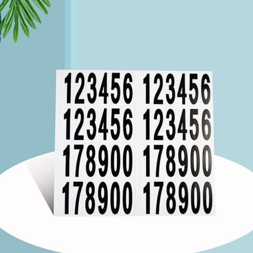 10 Sheets Number Stickers, Mailbox Numbers Self Adhesive Waterproof Vinyl - Picture 4 of 5