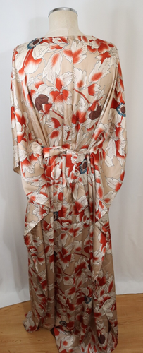 Aakaa Maxi Dress Side Slit Tie Size Small (23) - Picture 5 of 11