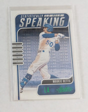 2021 Absolute Statistically Speaking Green #SS-3 Mookie Betts Dodgers