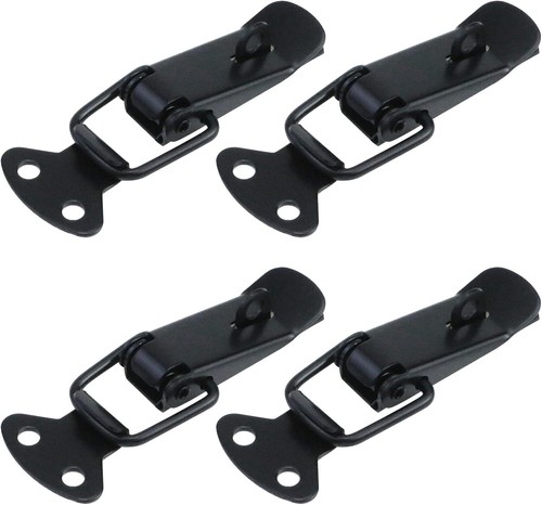 Spring Loaded Buckle Latch Stainless Steel Toggle Lock Wooden Case Toolboxes Scr - Picture 12 of 18