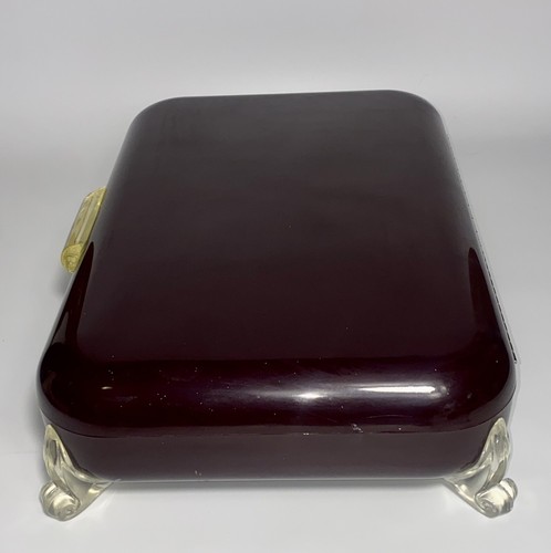 VTG Lucite Flatware Storage Case Box & 69 Pc Oneida Community “Evening Star” Set - Picture 4 of 22