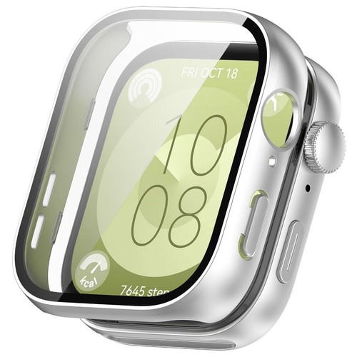 Full Cover Screen Protector PC+Tempered Cover Shell for Huawei Watch Fit 3 - Picture 5 of 21