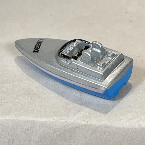 Micro Machines Trophy Series Blue Silver Derby Speed Boat 1987 Galoob Vintage - Picture 9 of 16