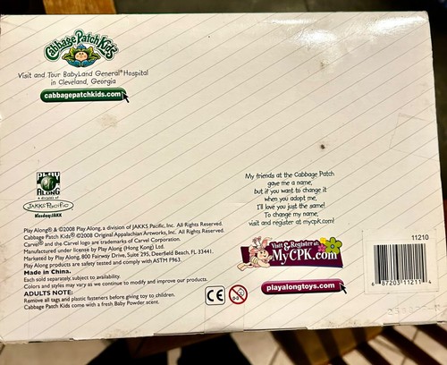 Cabbage Patch Kids NIB One of a Kind Limited Edition The Original Kids Blonde - Picture 6 of 6