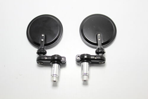 7/8" Round Motorcycle Folding Bar End Side Mirrors For Suzuki DRZ400 DRZ400SM - Picture 8 of 13