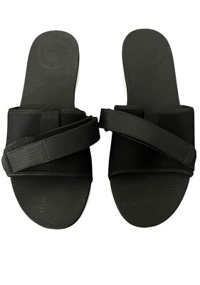 FitFlop Black Slide Comfort Indoor Outdoor Flip Flops Sandals