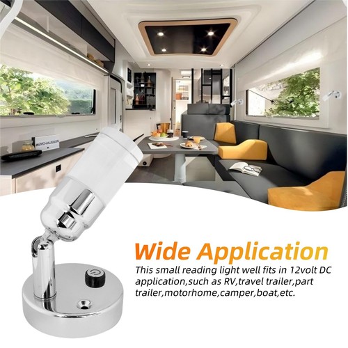 12V RV LED Reading Light Bedroom Wall lamp Bedside Book Camper Trailer Map - Bild 39 von 90