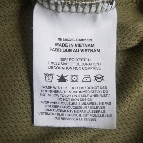 Nike Pullover Men's Size M Olive Green 1/4 Zip Dri-Fit Long Sleeve Standard Fit - Picture 12 of 12