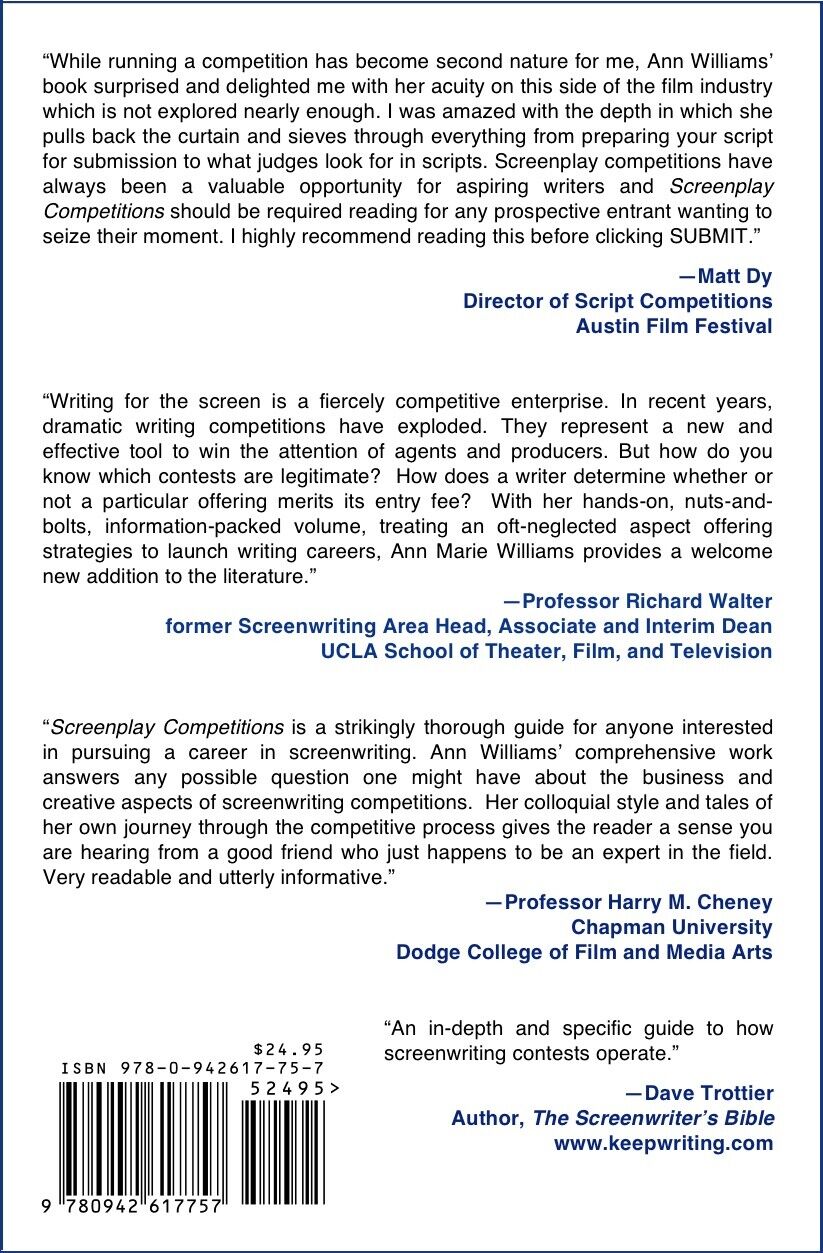 Screenplay Competitions: Choose the Best Screenwriting Contests for You & Script - Picture 2 of 2
