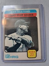 1973 Topps - All-Time Leaders #472 Lou Gehrig (B)