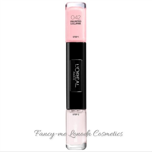 L'Oreal Paris Nail Polish Nail varnish Infallible duo colour + top coat SEALED - Picture 5 of 29