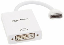 AmazonBasics DisplayPort to DVI Monitor Display Adapter