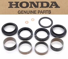 Fork Seals 12-17 GL1800 & F6B Wipers Bushing Packing Oil Seal Kit OEM Honda#M66*