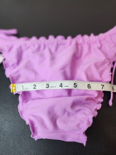 Wild Fable Lavander Purple Ruffle Cheeky Bikini Swim Bottoms Size X Small 0-2 XS - Picture 7 of 10