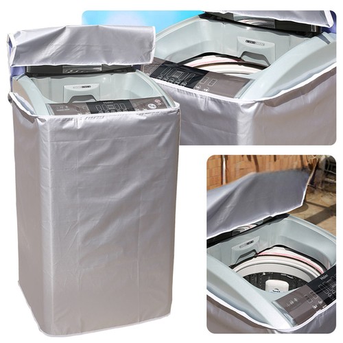 Dustproof Waterproof Cover For Top Load Wheel Washer Dryer Washing Machine - Picture 12 of 19
