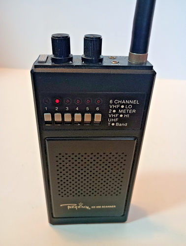 RARE Regency HX650 Crystal Police Fire Scanner 6 Channels 3 Crystals*READ - Zdjęcie 4 z 11