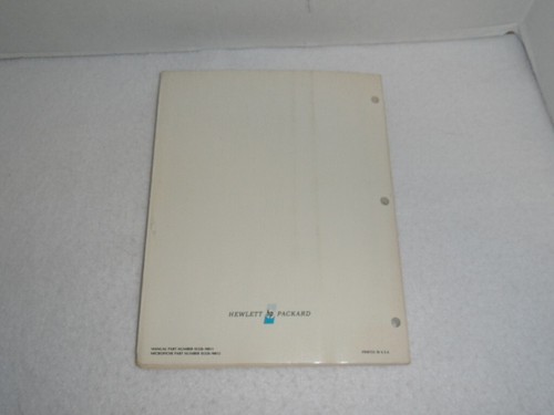 HP Hewlett Packard 5328A Universal Counter Service Manual Original - Picture 3 of 3