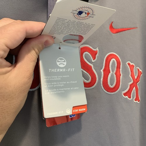 Nike Boston Red Sox Therma-Fit Hoodie Small  MLB Baseball Gray New With Tags - Bild 9 von 9