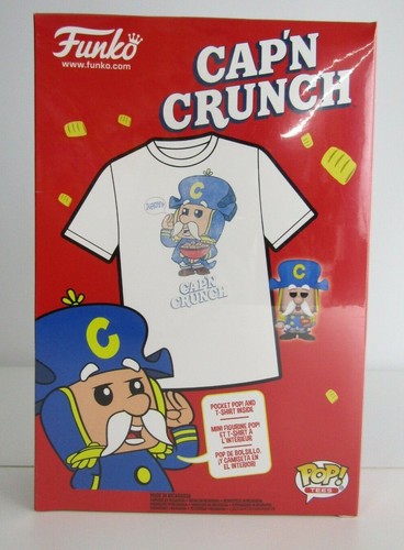 Funko Pocket Pop & Tee Ad Icons Cap’n Crunch Edición Limitada - Imagen 2 de 6
