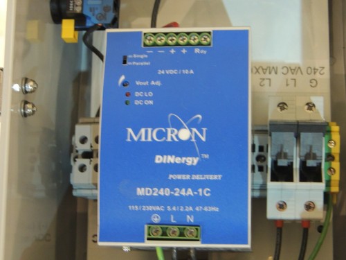 SolarBOS PS-240-240-4XP AC to DC Powersupply Micron DINergy MD 240-24A-1C - Bild 3 von 7