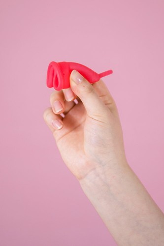 Hey Girls Reusable Menstrual (Period) Cup, Large - Hypoallergenic & Latex Free - Picture 5 of 12