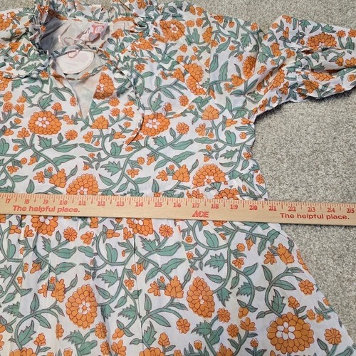 Victoria Dunn Womens Floral Knee Length Dress Sz L Spring Boho NWT - Picture 4 of 8