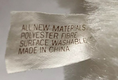 White Bear Plush 17” Stuffed Animal Logo 1993 Vintage - Picture 8 of 8