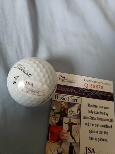 Mark O'Meara tournament game used golf ball Titleist 4 signed JSA COA Q39878 PGA - Picture 6 of 7