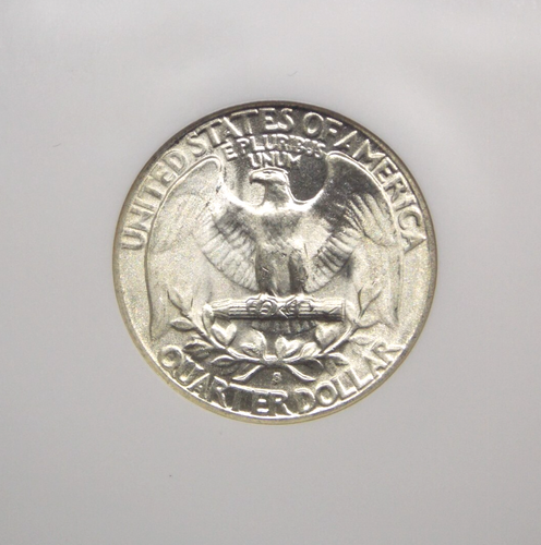 1953 "S" Washington SILVER Quarter 25c NGC MS66 #003 Gem Uncirculated ECC&C, Inc - Picture 2 of 5