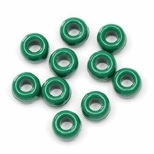 9mm Opaque Green Pony Beads Bulk 1,000 Pieces