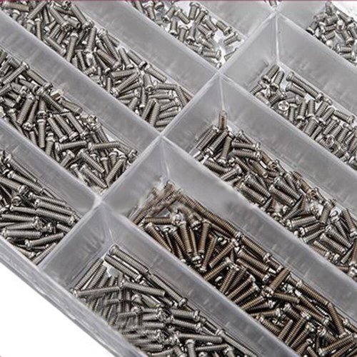 1000PCS Viti per Orologi Diverse Misure 1,6mm-5,5mm Acciaio Strumento Orologiaio per Negozio - Foto 8 di 8