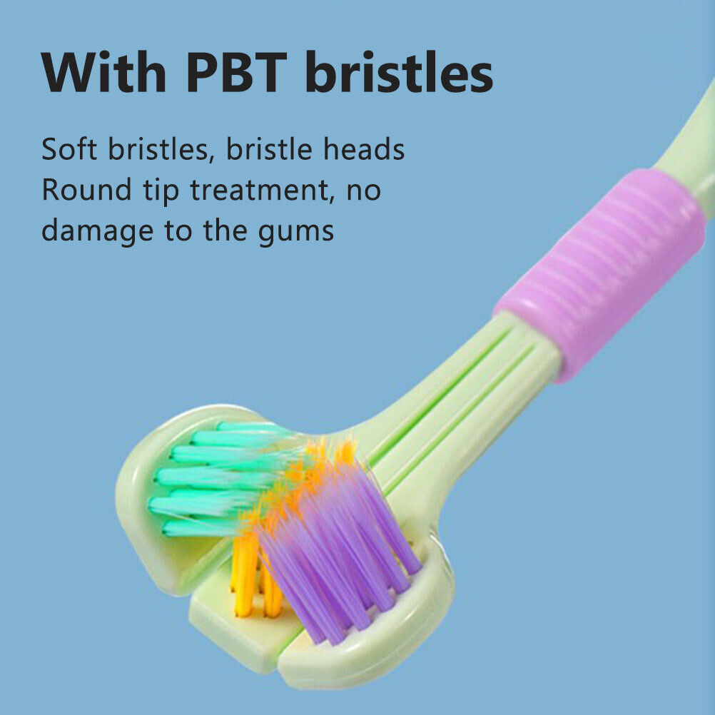 4 Pack Of 2 3 4 Three Sided Toothbrushes Soft Bristle Toothbrush For 4-pack-of-2-3-4-three-sided-toothbrushes-soft-bristle-toothbrush-for