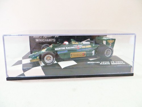 MINICHAMPS '1979 MARTINI LOTUS 79, MARIO ANDRETTI #1' 1:43. Sin usar en caja/en caja. - Imagen 5 de 9