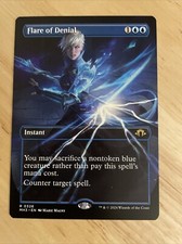MTG Flare of Denial Borderless Regular #326 Modern Horizons 3 MH3 NM/M