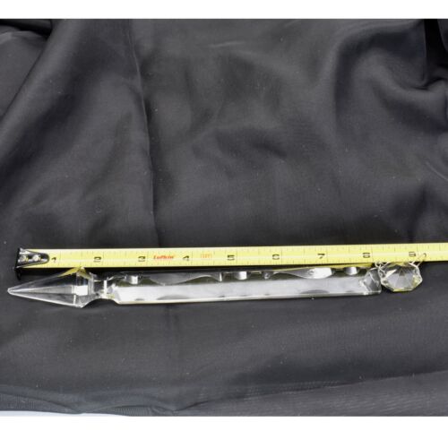 Lanza de prisma de cristal para candelabro de vidrio 8" transparente nueva - Imagen 3 de 3