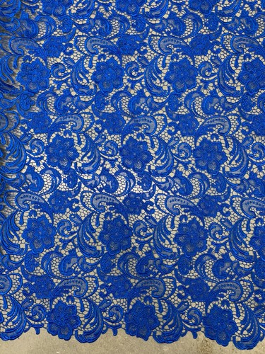18 Colors Maggie Guipure Venice Medium to Heavy Weight Lace Fabric by the Yard - Picture 68 of 73