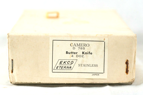 Vintage EKCO ETERNA CAMERO D-785 Japan Airline Buttermesser Besteck Neu aus altem Lagerbestand! - Bild 7 von 8