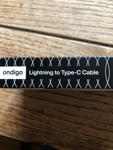 Ondigo Type C To Mfi Lightning Fast Charge & Data 6' Braided Armor Cable Black - 第 3/6 張圖片