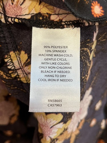 Nordstrom Women's Abound Floral Dress Fall Dress Long Sleeve Ruffle Mini, Small - Picture 5 of 5