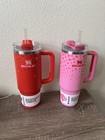 Stanley Cup Valentine’s Day 2025 Ruby Red & Sweet Hearts 30 oz 2 Pack Tumblers