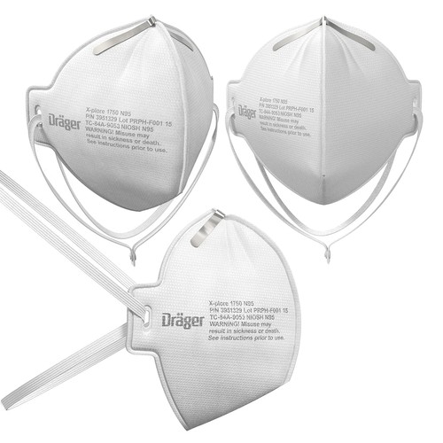 20 Pack N95 Respirator Masks Made in USA Comfortable Dust Protection Masks - Picture 2 of 6