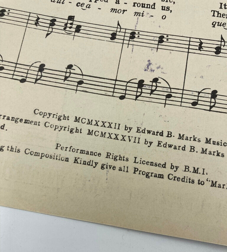 1932 Sheet Music Yours-Quiereme Mucho Juan Arvizu Jack Sherr Gonzalo Roig - Picture 3 of 5