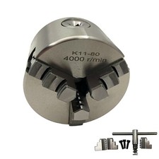 K11-80 3 Jaw Self-centering Lathe Chuck Mechanical Chuck Lathe Accessories Tool