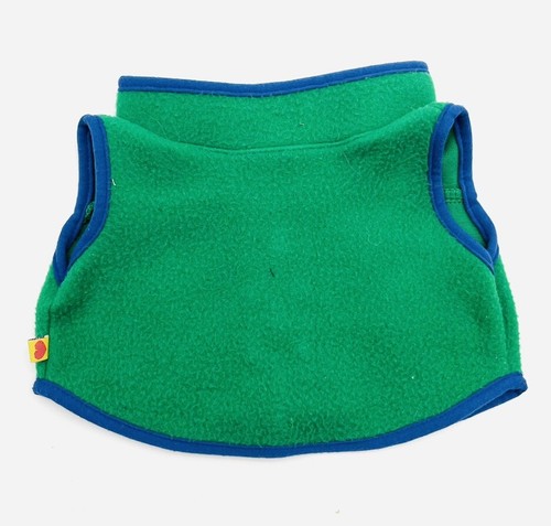 Build-A-Bear blaues T-Shirt & grüne Fleeceweste Outfit passt 10-24 Zoll gebraucht, in einwandfreiem Zustand - Bild 7 von 7